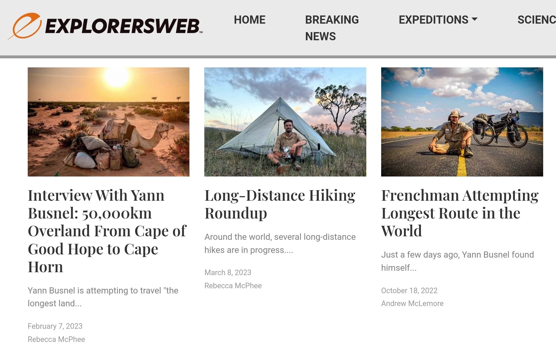 Articles, interviews....